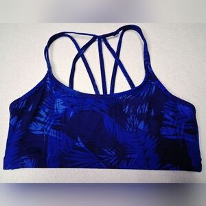 Shambhala Women's Blue Strappy Sports Bra